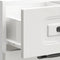 vidaXL - Keuken - onderkast - Kalmar - bewerkt - hout - hoogglans - wit