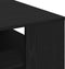 vidaXL - Salontafel - Zwart - Eiken - 40x40x43 - cm - Bewerkt - Hout