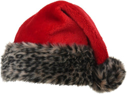Witbaard Kerstmuts Panter 40 Cm Rood/bruin Pluche One-size