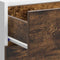 vidaXL - Onderkast - Lyon - 40x46x81,5 - cm - bewerkt - hout - gerookt - eikenkleurig