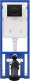 vidaXL - Hangend - toilet - randloos - met - verborgen - stortbak - keramiek - wit