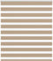 vidaXL - Zebra - Blind - 125x150 - cm - stofbreedte - 120,9 - cm - polyester - zandbruin