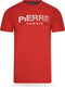 Pierre Cardin 1950 Logo Shirt - Heren T-shirt - 100% katoen - Rood - Maat L