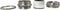 TRU COMPONENTS TC-10305396 Wartel PG36 Messing (vernikkeld) Metaal 1 stuk(s)