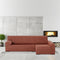 Hoes voor chaise longue met lange armleuning rechts Eysa ULISES Bruin 170 x 110 x 310 cm