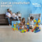 MagniClicks Magnetic Tiles 100 stuks - Montessori magnetisch speelgoed - 3D bouwblokken