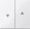 Merten 432419 Jaloezie-schakelaar Afdekking System M, 1-M, M-Smart, M-Plan, M-Creativ Polar-wit (glanzend) 1 stuk(s)
