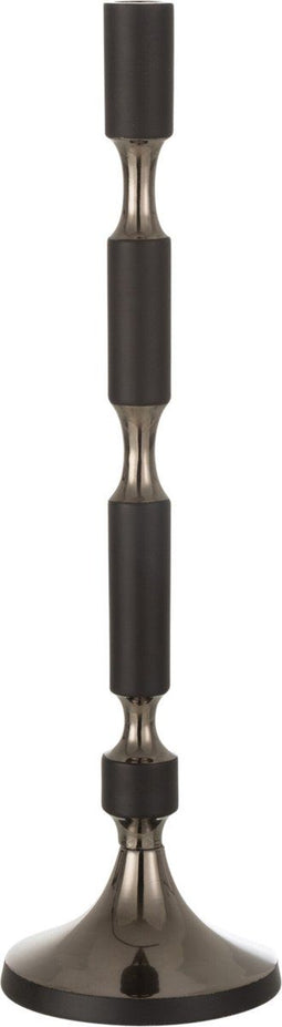 J-Line kaarshouder Leo - staal - zwart/goud - large