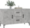 vidaXL - Dressoir - 100x36x60 - cm - bewerkt - hout - betongrijs