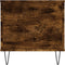 vidaXL - Salontafel - 90x44,5x45 - cm - bewerkt - hout - gerookt - eikenkleurig