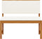 vidaXL - Tuinbank - met - Kussens - 100x50x91 - cm - Massief - Acaciahout