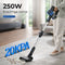 MYBOT E6 Advanced - Steelstofzuiger - Dweilfunctie - 250W - 20Kpa - 3 Zuigniveaus - Zakloos - Draadloos - Zwart