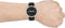 Armani Exchange AX2101 - Herenhorloge 46 mm - Zwart lederen band - Zilverkleurig