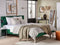 BELLOU - Tweepersoonsbed - Groen - 180 x 200 cm - Fluweel