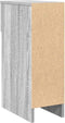 vidaXL - Nachtkastje - met - lade - 20x36x60 - cm - grijs - sonoma - eikenkleurig