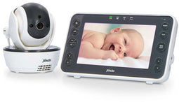 Alecto DVM200XL - Babyfoon met Camera - Groot 5 inch Kleurenscherm - Wit