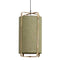 Light & living Sendai - Hanglamp - Ø42 x 70 cm - groen met naturel bamboe