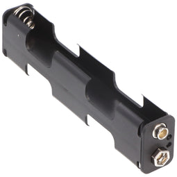 Batterijhouder voor 4x Mignon met drukknop