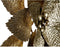 Wanddecoratie DKD Home Decor 56 x 4,5 x 56 cm Bloem Gouden Modern