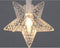 EDM ster licht - kerstsfeer - warm licht - 10 LED sterren - 1 m - 71318