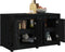 vidaXL - Keukenkast - voor - buiten - 106x55x64 - cm - massief - grenenhout - zwart