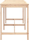 vidaXL Tuintafel 203,5x90x110 cm massief grenenhout