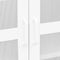 vidaXL - Opbergkast - industrieel - 70x40x115 - cm - metaal - wit