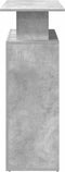 vidaXL - Receptiebalie - 100x40x104 - cm - bewerkt - hout - betongrijs