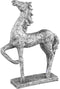 PTMD Lucinda Silver Poly Posing Horse Statue
