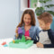 Kinetic Sand - Zandbak-set met 454 g groen origineel kinetisch zand opbergzandbak 4 vormen en gereedschap - Sensorisch speelgoed