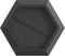 vidaXL - Vuurplaats - Hexagonaal - Zwart - 75x75x28 - cm - Staal