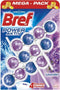 Bref WC Power Activ Lavendel Megapack - WC-blok - 27 stuks (9 x 3 x 50 g) - Paars