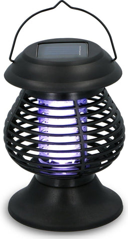 Grundig Insectenlamp - Solar - 2-in-1: Sfeerverlichting/ Insectenverdelger - Spatwaterdicht - Zwart