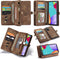 Caseme - vintage 2 in 1 portemonnee hoes - Geschikt voor Samsung Galaxy A52 / A52s - Bruin