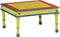 vidaXL - Salontafel - handbeschilderd - massief - mangohout - groen