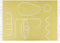 YAVU - Vloerkleed - Geel - 140 x 200 cm - Polyester