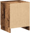 vidaXL - Nachtkastje - met - 2 - lades - 40x36x50 - cm - oud - houtkleurig