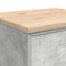 vidaXL - Garagekast - 60x51x85 - cm - massief - grenenhout - betongrijs