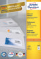 Avery Zweckform - Witte etiketten - 70 x 35 mm (LxB) - 2400 stuks (100 vellen)