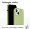 Accezz iPhone 15 - Liquid Silicone Backcover - Schokabsorberend - Groen
