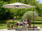 Kingsleeve Zweefparasol - Ø300cm UV bescherming 80+ - Crème