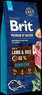 Brit Premium by Nature hondenvoer Sensitive Lamb 15 kg - Hond