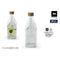 Glazen fles La Mediterránea Metaal Glas 1 L (24 Stuks)