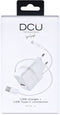 DCU Advance Tecnologic - USB Charger 5V 2,4A met Type-C kabel 1m - Wit