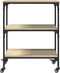 vidaXL - Keukentrolley - 60x41x76 - cm - bewerkt - hout - sonoma - eikenkleurig