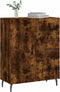 vidaXL - Dressoir - 69,5x34x90 - cm - bewerkt - hout - gerookt - eikenkleurig