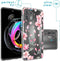iMoshion Hoesje Geschikt voor Motorola Edge 20 Lite Hoesje Siliconen - iMoshion Design hoesje - Roze / Transparant / Blossom Watercolor