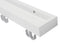 Moderne Plank Met Haakjes Wit 80 cm
