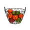 Fruitschaal Versa Zwart Metaal Staal 19,5 X 21,5 X 28,5 CM
