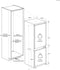 Haier HBW7518BT - Inbouw koel-vriescombinatie 177,2 cm - NoFrost - Daylight-verlichting